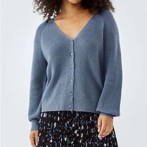 wilfred grenada sweater cardigan m white